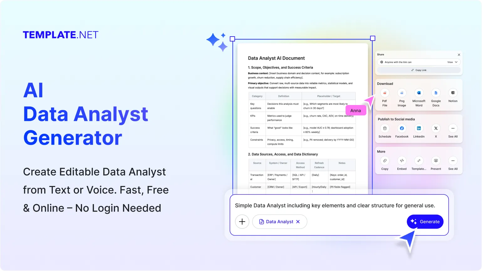 Free AI Data Analysis and Visualization Online